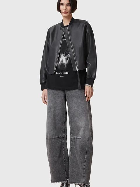 AllSaints t-shirt bawełniany DAWN damskie kolor czarny W016JC