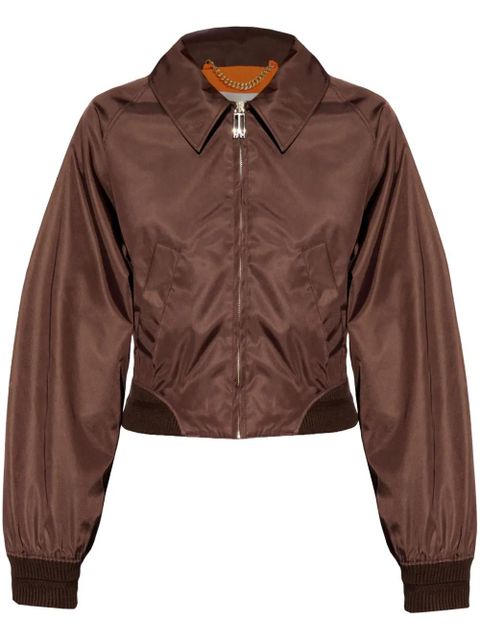 Victoria Beckham Harrington bomber jacket - Brown - zdjęcie produktu nr 1