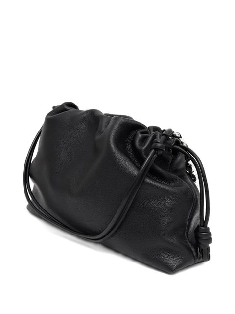 LOEWE Large Flamenco chain-strap bucket bag - Black