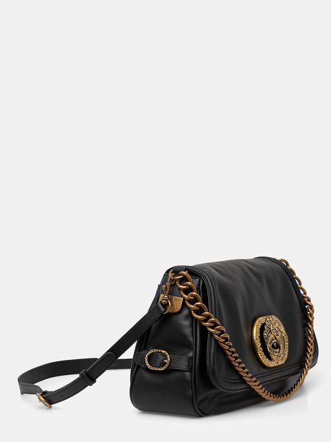 Kurt Geiger London torebka skórzana CHELSEA kolor czarny 5045300189 - zdjęcie produktu nr 2