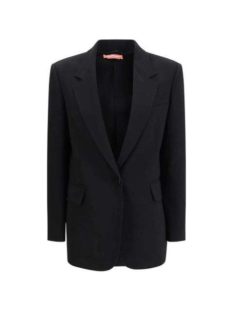 Max Mara single-breasted peak-lapel blazer - Black - zdjęcie produktu nr 1