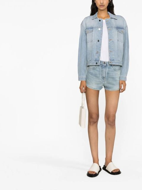 LouLou de Saison long-sleeved denim jacket - Blue