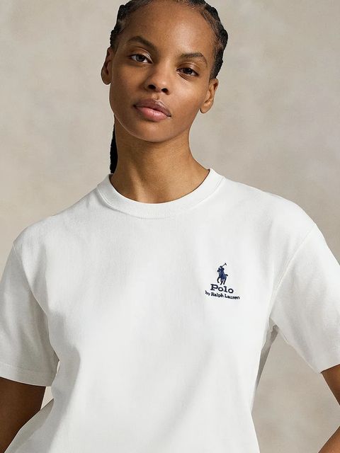 Polo Ralph Lauren t-shirt bawełniany damski kolor biały 211971712