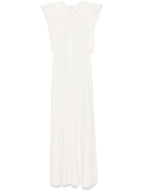 Victoria Beckham crepe maxi dress - Neutrals - zdjęcie produktu nr 1