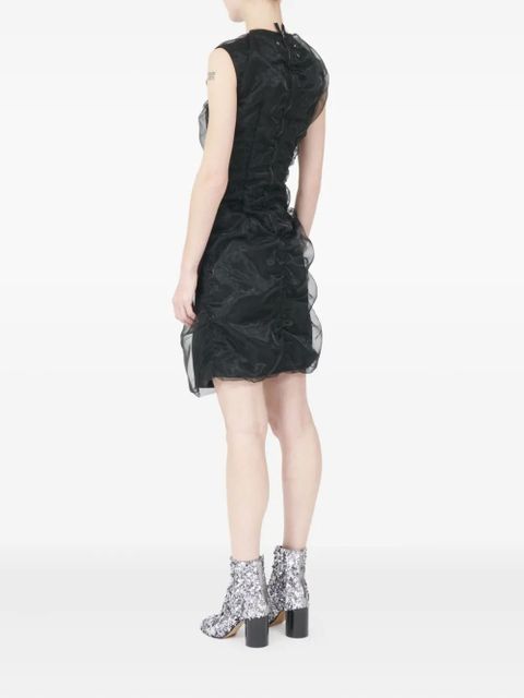 Maison Margiela sleeveless ruffled mini dress - Black - zdjęcie produktu nr 2