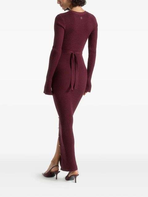 Manière De Voir Assia knitted maxi dress - Red - zdjęcie produktu nr 2