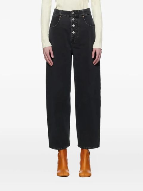 MM6 Maison Margiela button-fly jeans - Blue - zdjęcie produktu nr 1