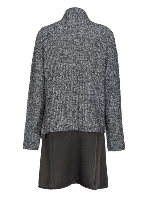 PINKO layered knitted dress - Grey - zdjęcie produktu nr 2