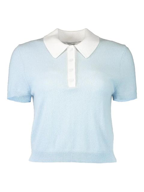 Simkhai Sanders polo top - Blue - zdjęcie produktu nr 1