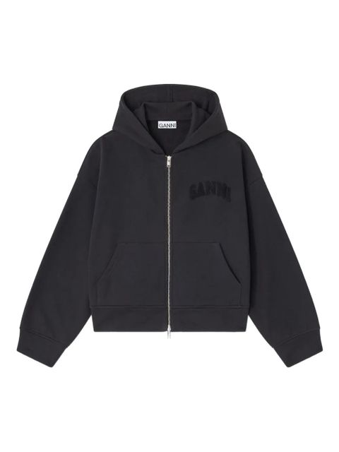 GANNI zip-up hoodie - Black - zdjęcie produktu nr 1