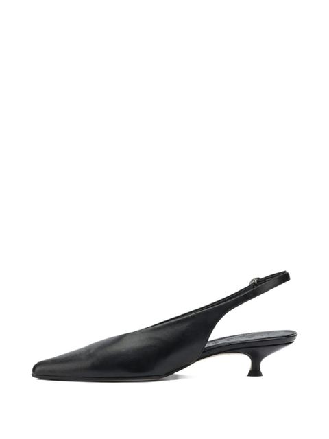 Aeyde Camila pointed slingback heeled pumps - Black