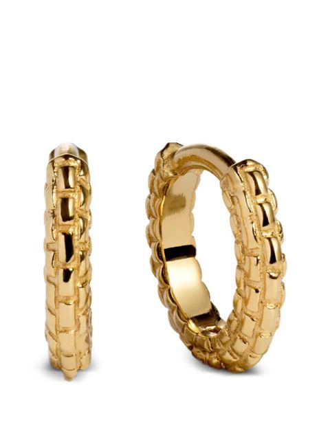 Monica Vinader mini Heirloom huggie earrings - Gold - zdjęcie produktu nr 1