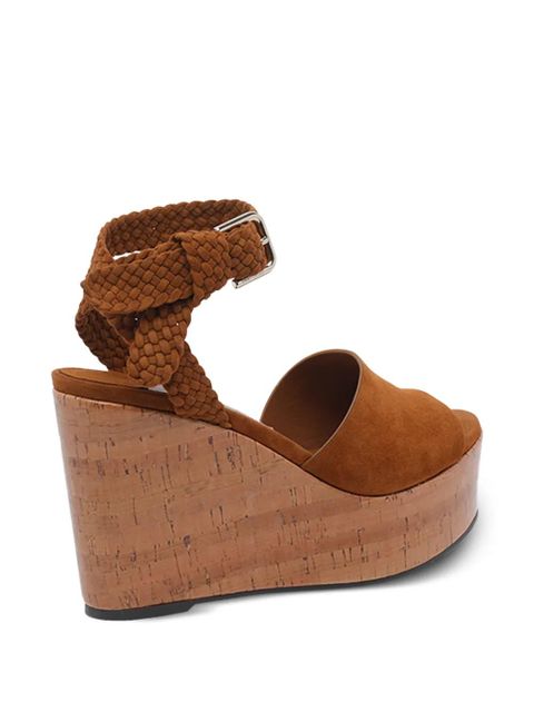 Jimmy Choo Jori 100 braided sandals - Brown