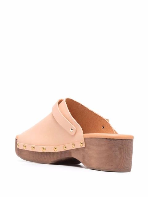 Ancient Greek Sandals buckle-detail clog sandals - Neutrals - zdjęcie produktu nr 2