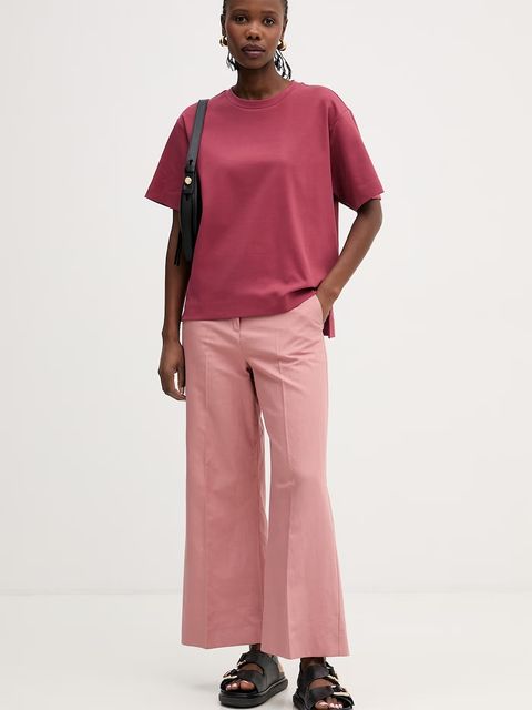 Weekend Max Mara t-shirt bawełniany MULTID - zdjęcie produktu nr 1