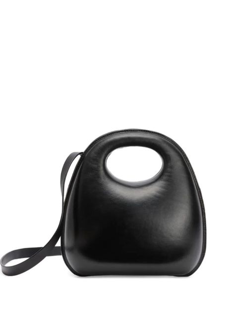 LEMAIRE Egg leather bag - Black
