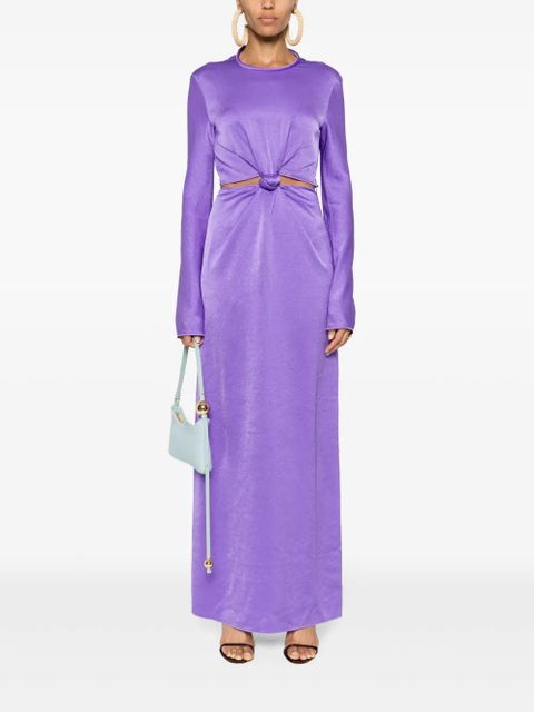 Nanushka Bonno cut-out maxi dress - Purple - zdjęcie produktu nr 2