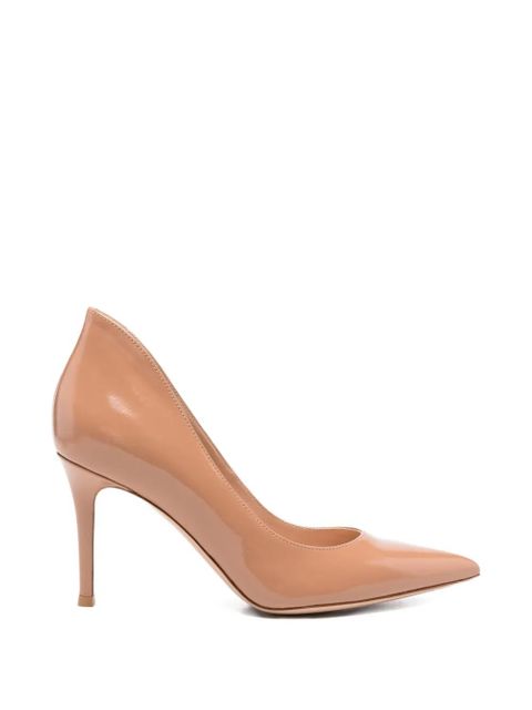 Gianvito Rossi Gianvito pointed-toe pumps - Brown - zdjęcie produktu nr 1