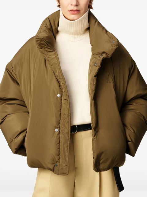 AMI Paris Ami De Coeur Taffetas jacket - Green