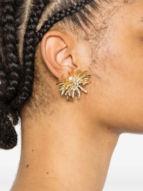 Lanvin flower-detailed earrings - Gold - zdjęcie produktu nr 2
