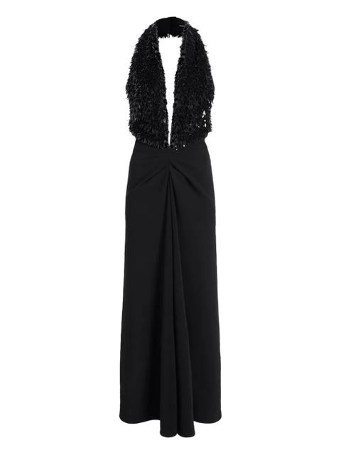 Proenza Schouler fringed twisted-detail dress - Black - zdjęcie produktu nr 1