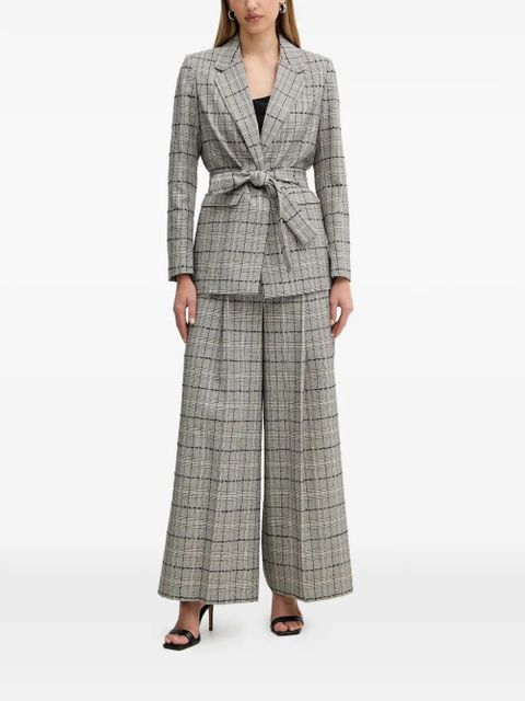 TWINSET check palazzo pants - Grey - zdjęcie produktu nr 2