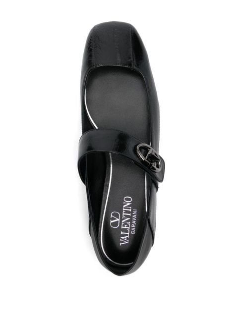 Valentino Garavani VLogo Locker ballet flats - Black