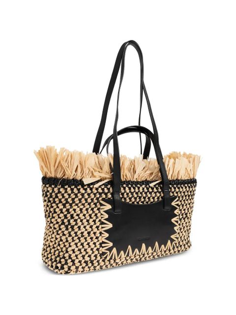 Ulla Johnson Lali woven tote bag - Neutrals