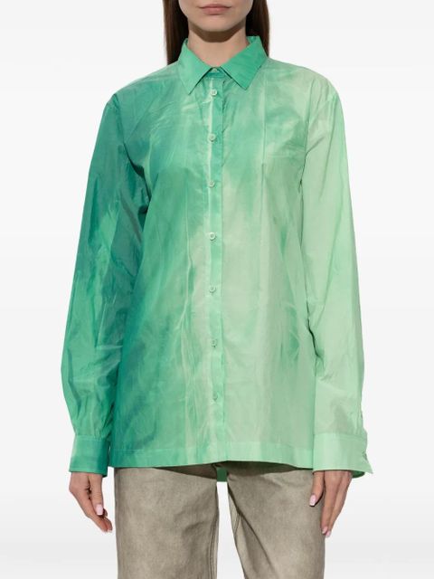 LOEWE button-down cotton shirt - Green