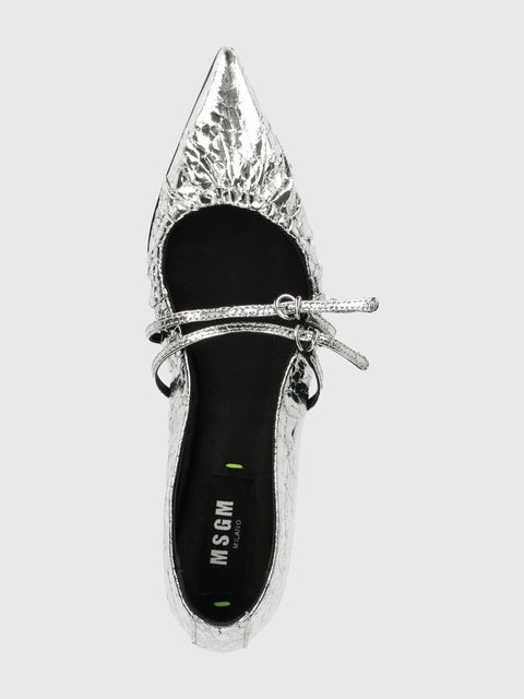 MSGM baleriny skórzane