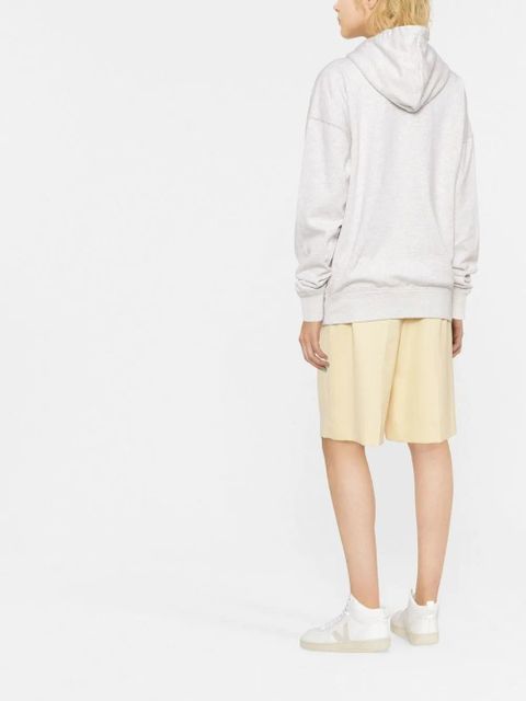 MARANT ÉTOILE Mansel logo-print hoodie - Neutrals