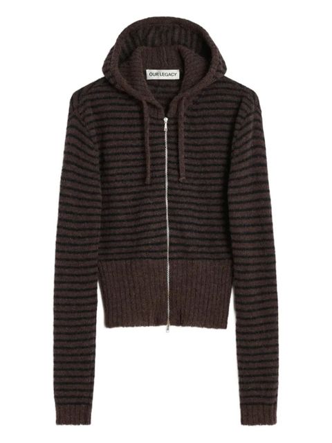 OUR LEGACY Compact long-sleeve cardigan - Brown - zdjęcie produktu nr 1