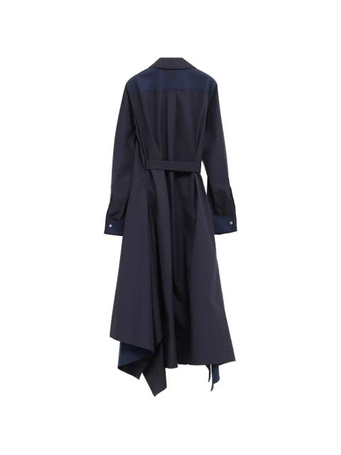 LOEWE layered belted midi dress - Blue - zdjęcie produktu nr 2