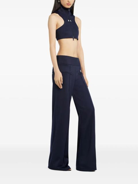 Courrèges interlock track pants - Blue