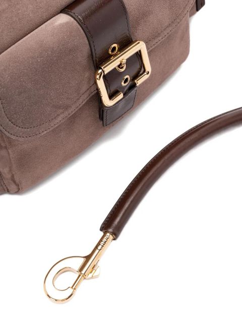 Chloé medium Camera suede shoulder bag - Brown
