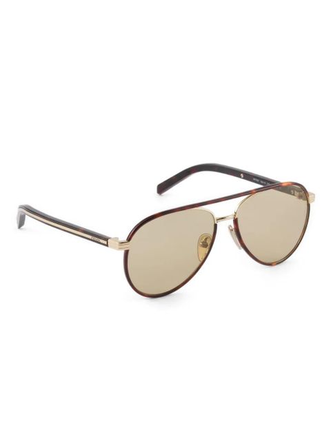Prada Eyewear aviator-frame sunglasses - Brown - zdjęcie produktu nr 2