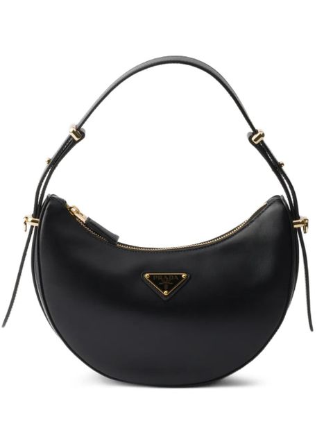 Prada mini Arqué leather shoulder bag - Black - zdjęcie produktu nr 2