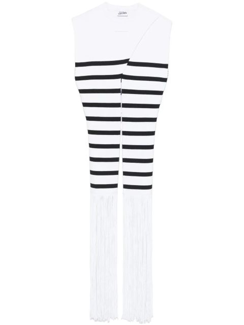 Jean Paul Gaultier The Fringed Marinière top - White - zdjęcie produktu nr 1