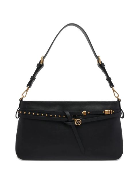 PINKO studded logo shoulder bag - Black - zdjęcie produktu nr 1