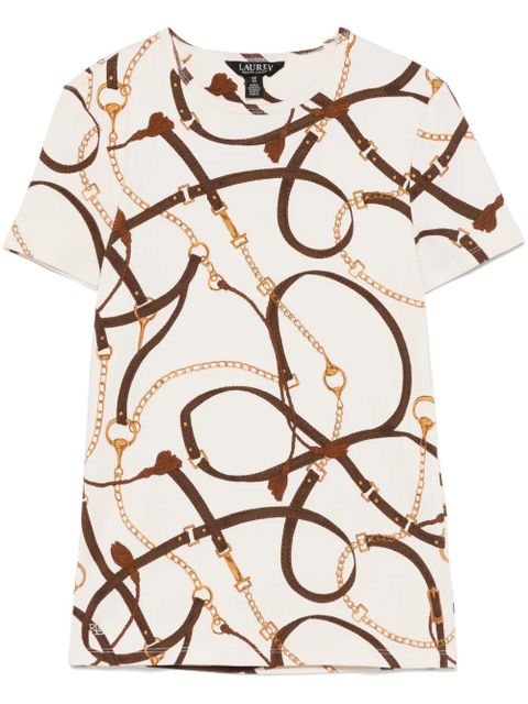 Lauren Ralph Lauren printed T-shirt - Neutrals - zdjęcie produktu nr 1