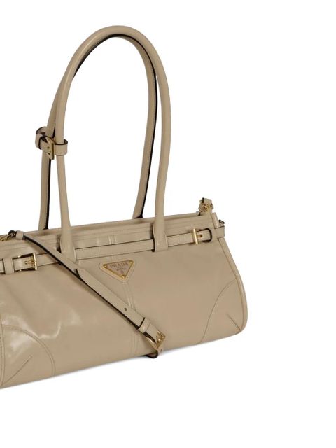 Prada Bonnie medium leather handbag - Neutrals