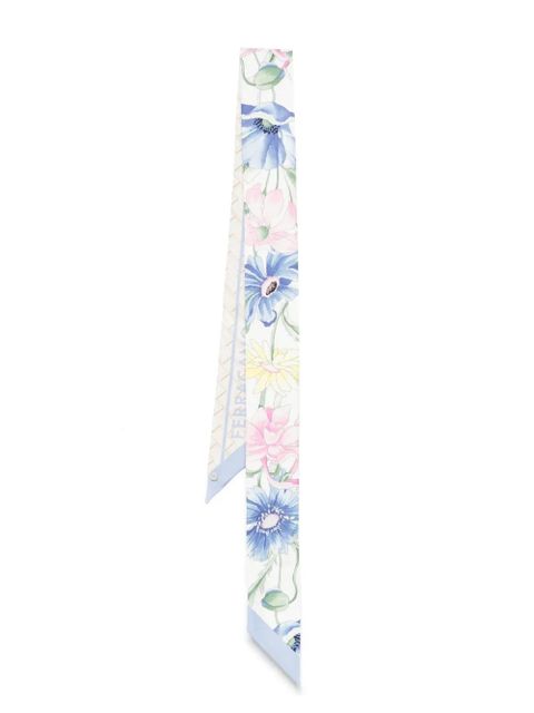 Ferragamo bouquet-print scarf - Neutrals - zdjęcie produktu nr 1