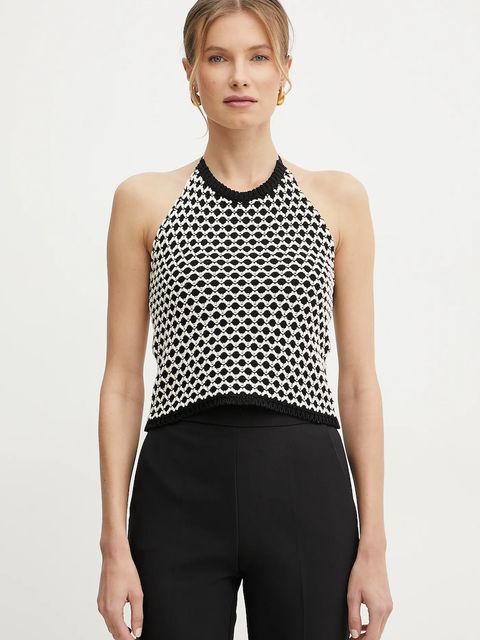 Simona Corsellini top damskie kolor czarny P25CPTOO04 - zdjęcie produktu nr 1