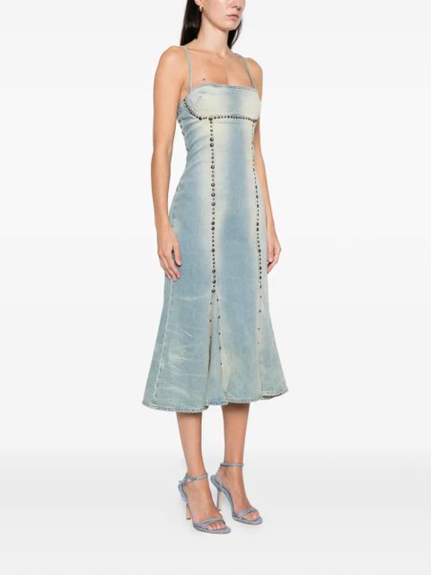 Blumarine studded slit dress - Blue - zdjęcie produktu nr 2