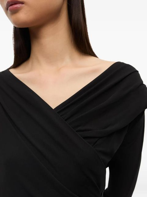 GANNI jersey maxi dress - Black