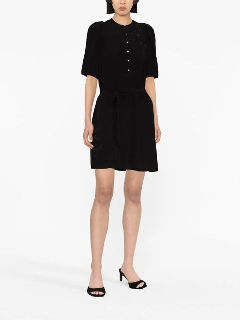 Zadig&Voltaire rhinestone-embellished mini dress - Black - zdjęcie produktu nr 2