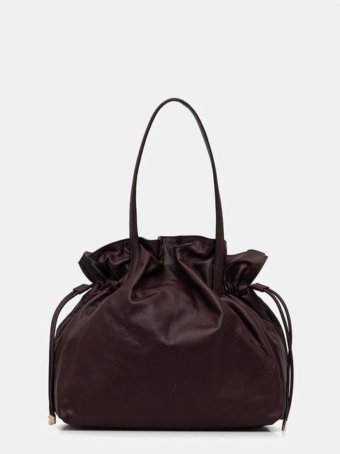 Marella torebka skórzana kolor szary 2523519047200