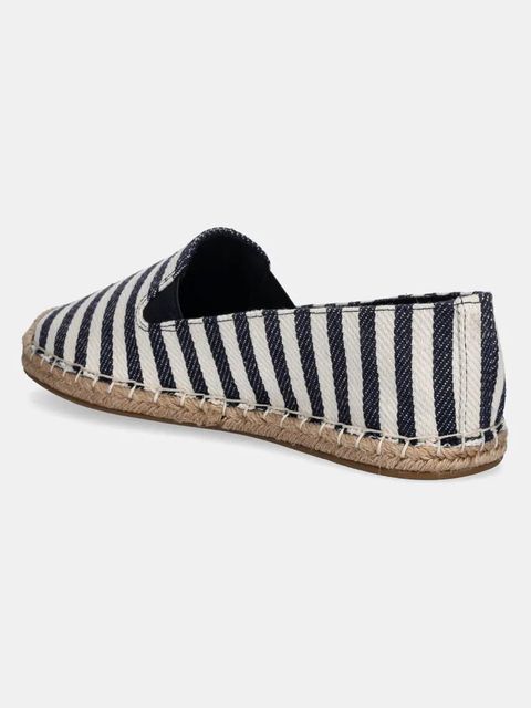 Tommy Hilfiger espadryle NAUTICAL STRIPE ESPADRILLE kolor granatowy FW0FW08653