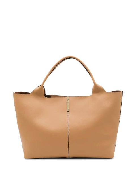 Tod's medium leather tote bag - Brown - zdjęcie produktu nr 1