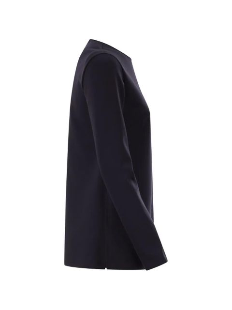 Max Mara slim zip top - Blue
